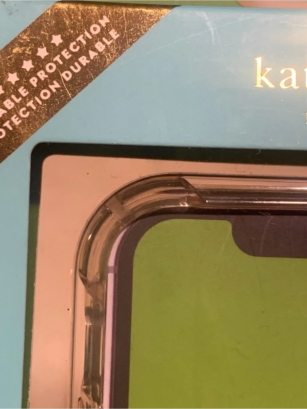 Kate Spade NY Clear Protective Durable Hardshell Case for iPhone X & XS Clear
